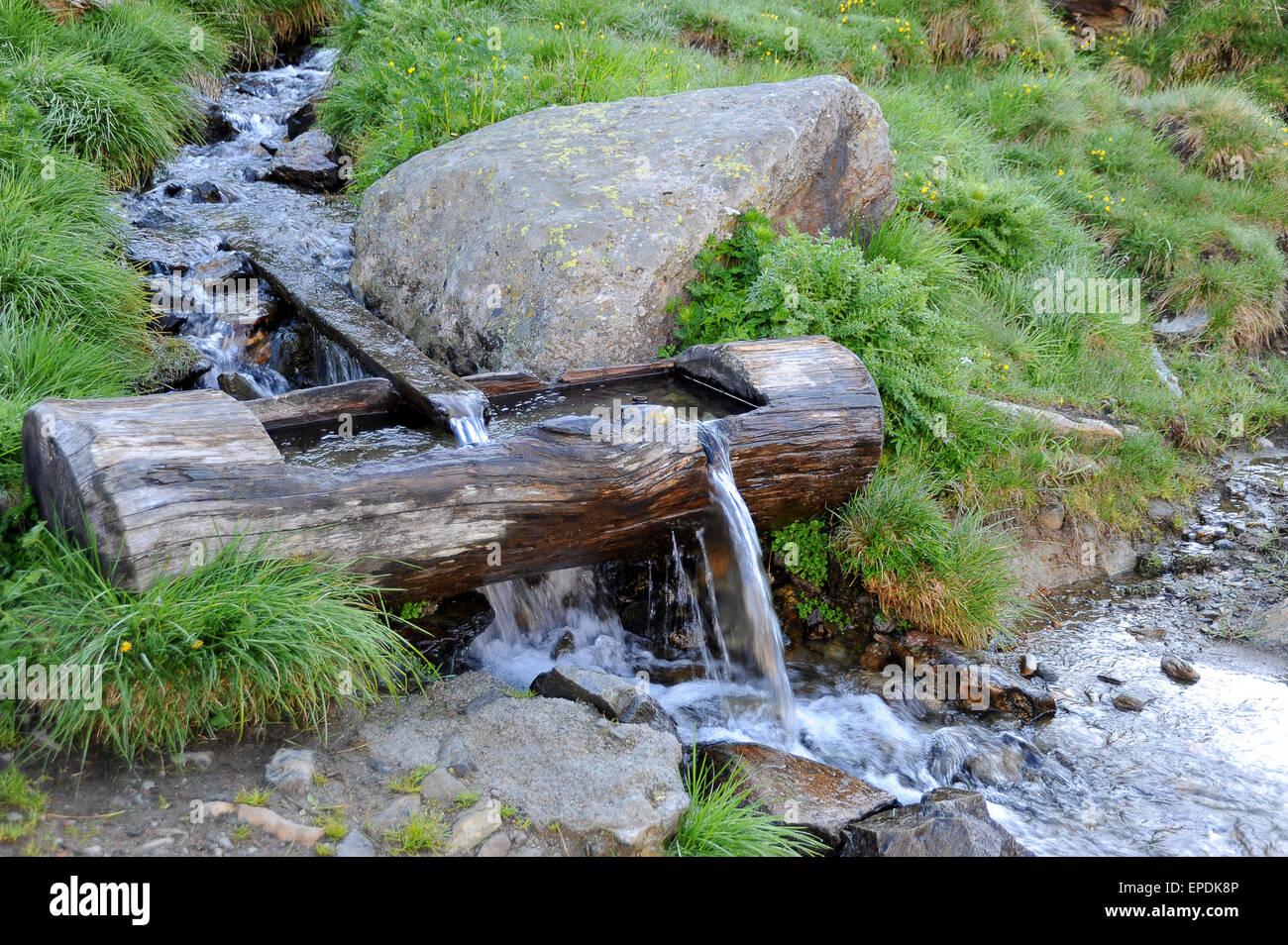 Parco Nazionale dello Stelvio, acqua Foto Stock