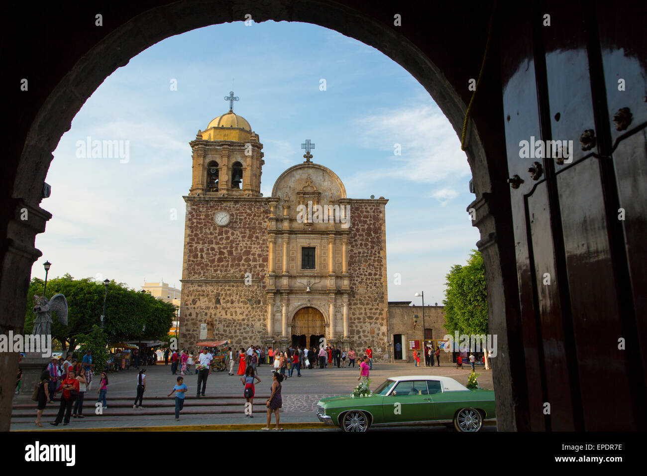 Nostra Signora di Purisma Concepcion, chiesa, città di Tequila, Jalisco, Messico Foto Stock
