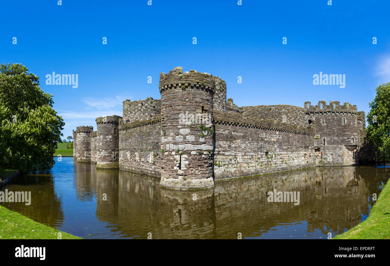 Beaumaris Castle, Beaumaris, Anglesey, Galles, Regno Unito Foto Stock