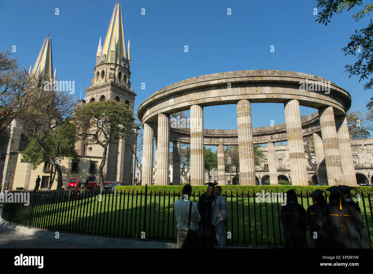 Rotonda degli uomini illustri di Jalisco, Guadalajara, Jalisco, Messico Foto Stock
