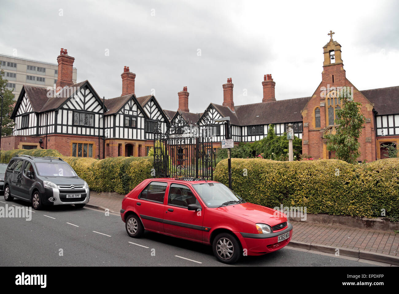 Il Lasletts gli ospizi di carità a Worcester, Worcestershire, Regno Unito. Foto Stock