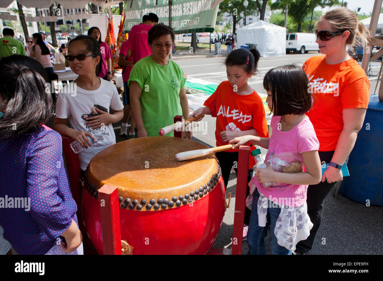 Taiwan cultura tenda a livello nazionale Asian Heritage Festival - Washington DC, Stati Uniti d'America Foto Stock