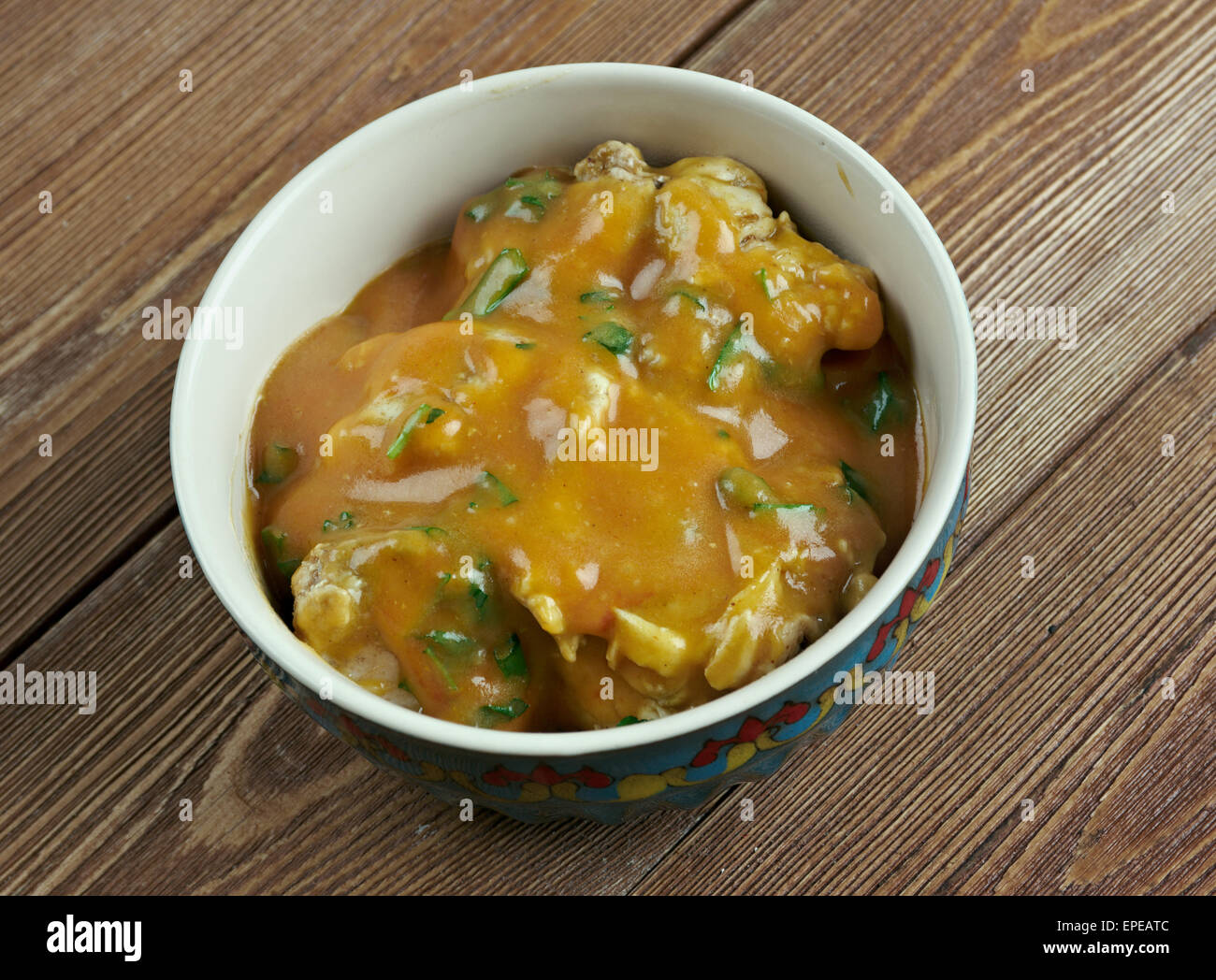 Disegnare soup - zuppa popolare nella regione del sud-est della Nigeria. Foto Stock