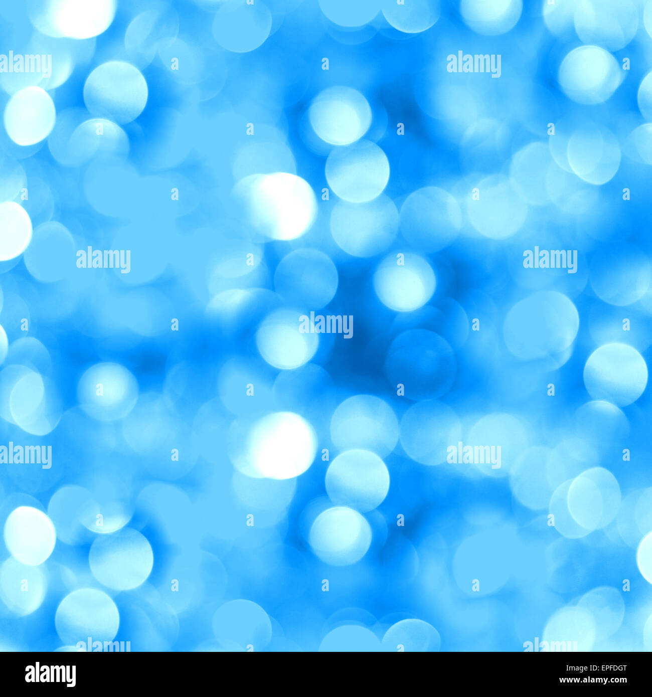 Abstract sfondo blu con sfocatura bokeh di fondo per la progettazione Foto Stock