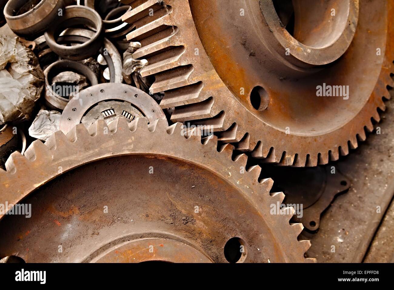 Ruote dentate Foto Stock