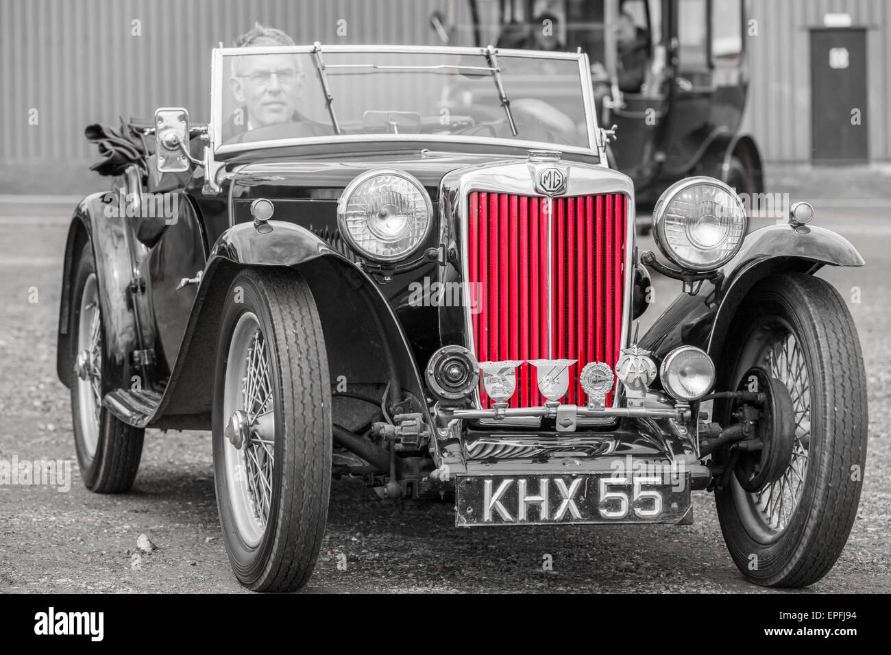 Vintage MG colore selettivo Foto Stock