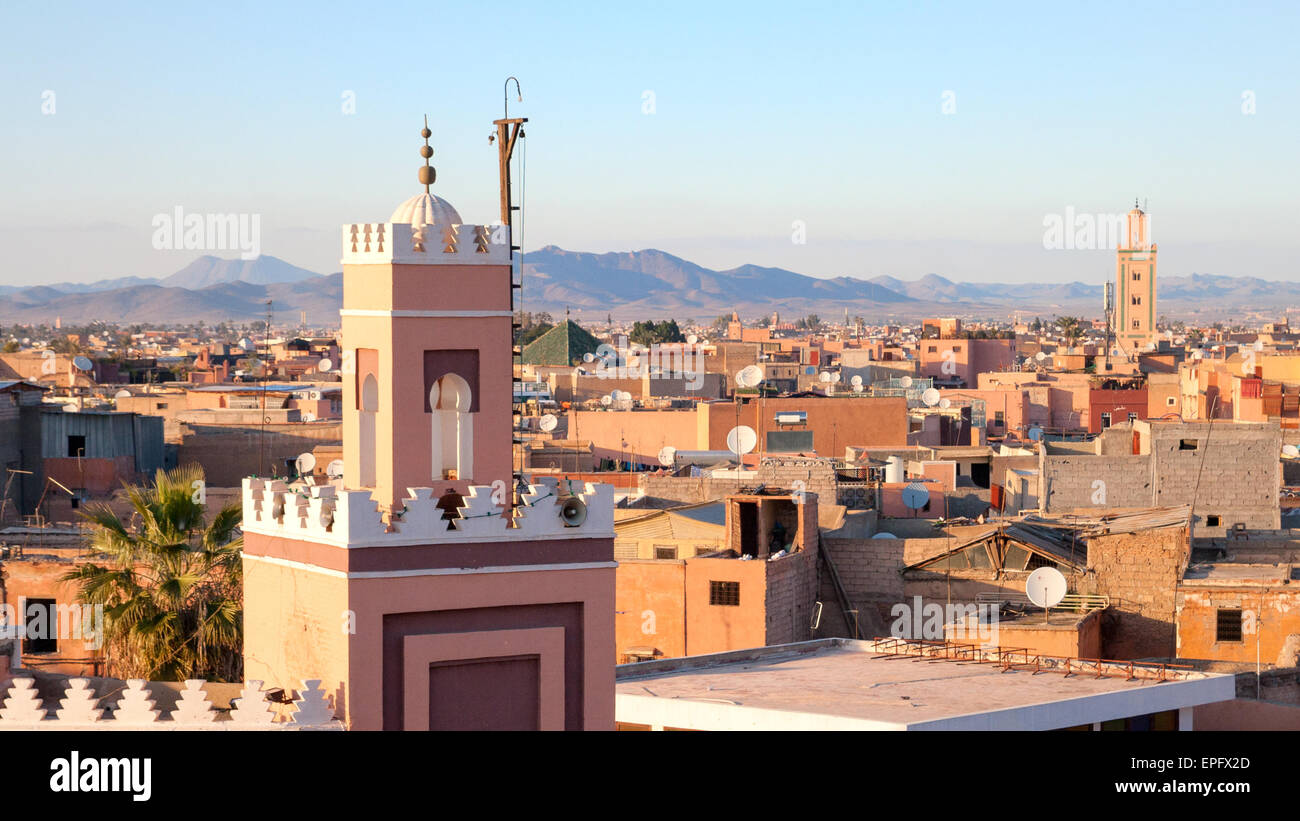 La storia della città di Marrakech Foto Stock