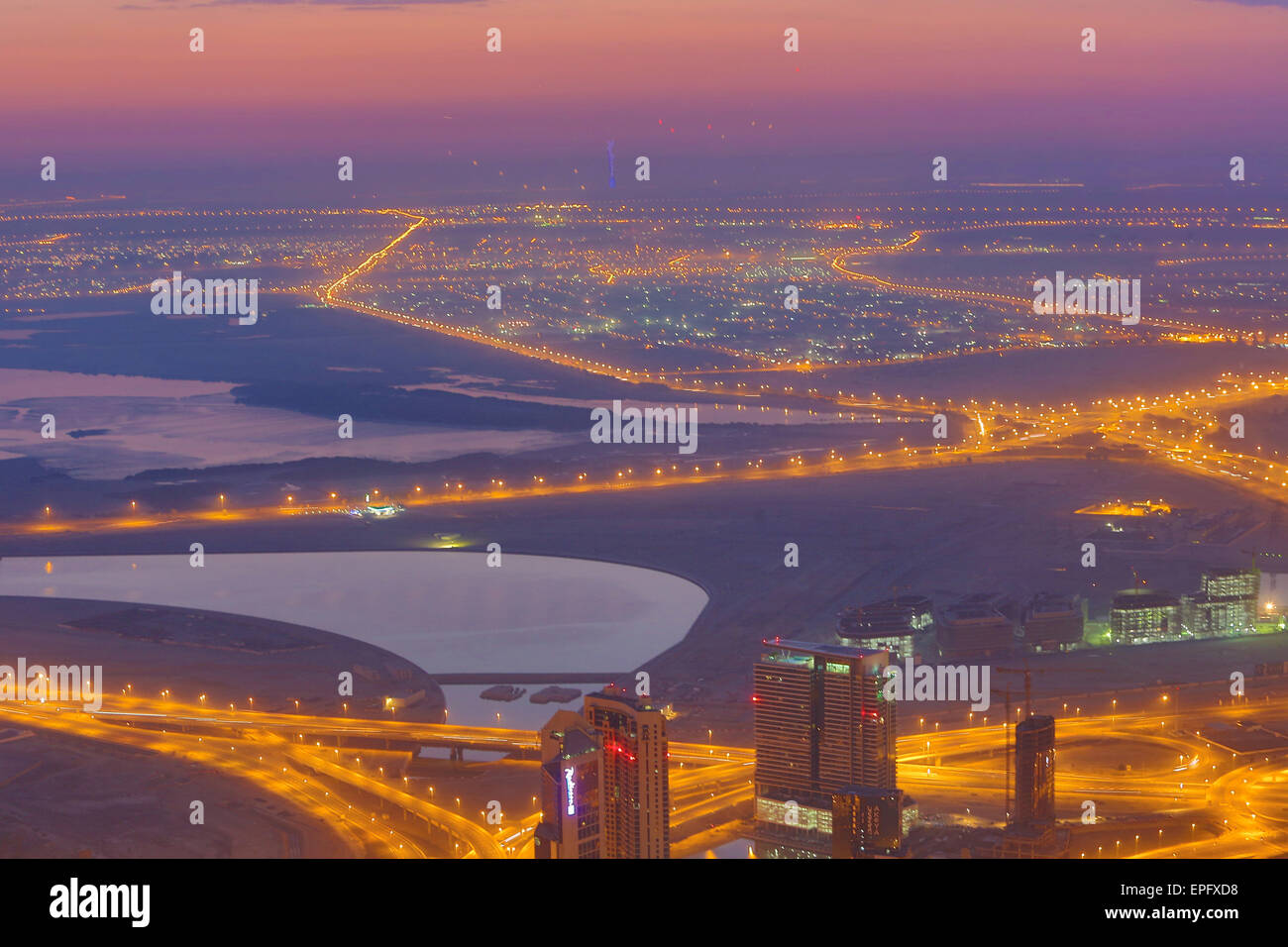 Business Bay Dubai Foto Stock