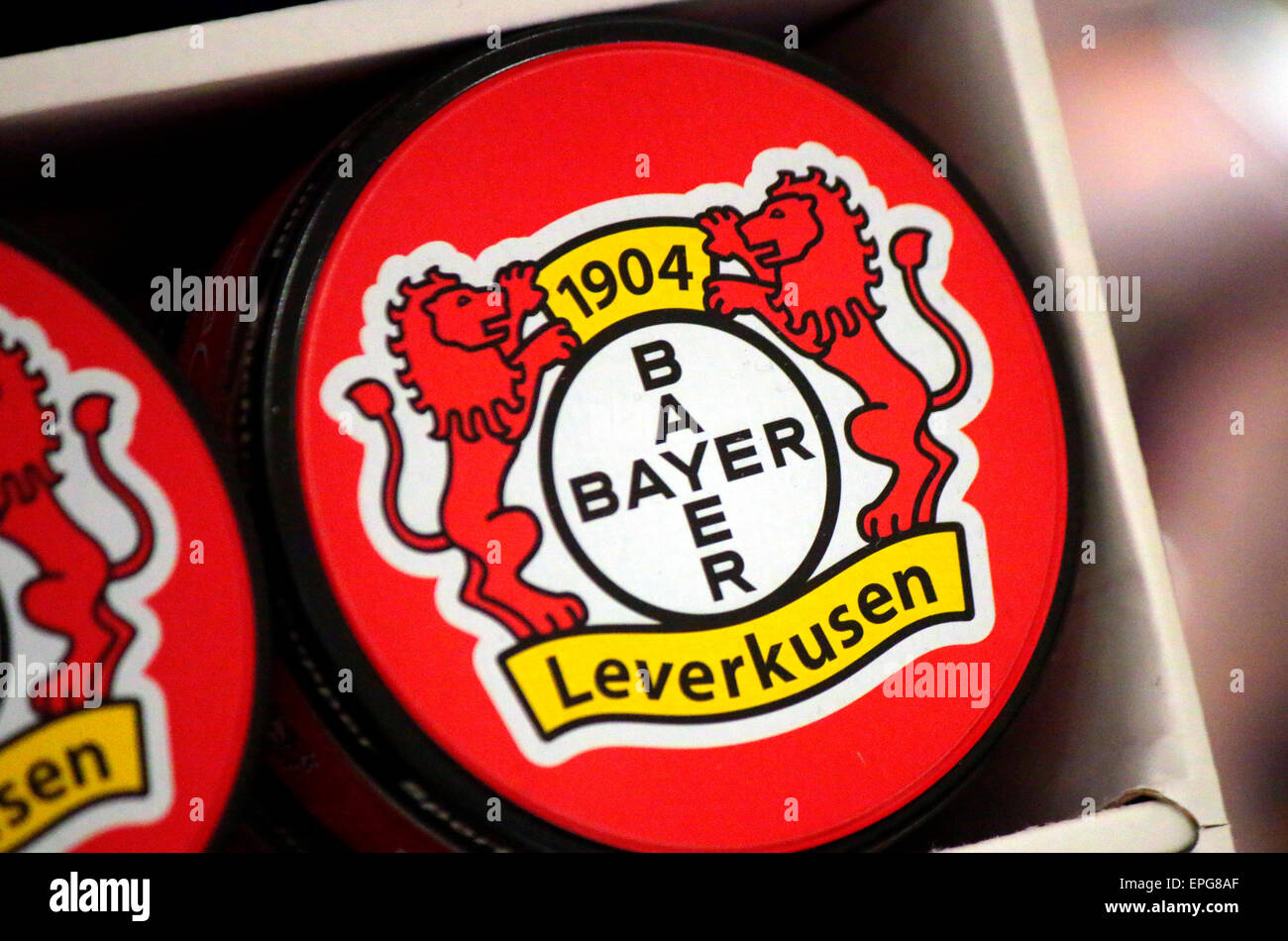 Markennamen: "Bayer Leverkusen', Berlino. Foto Stock