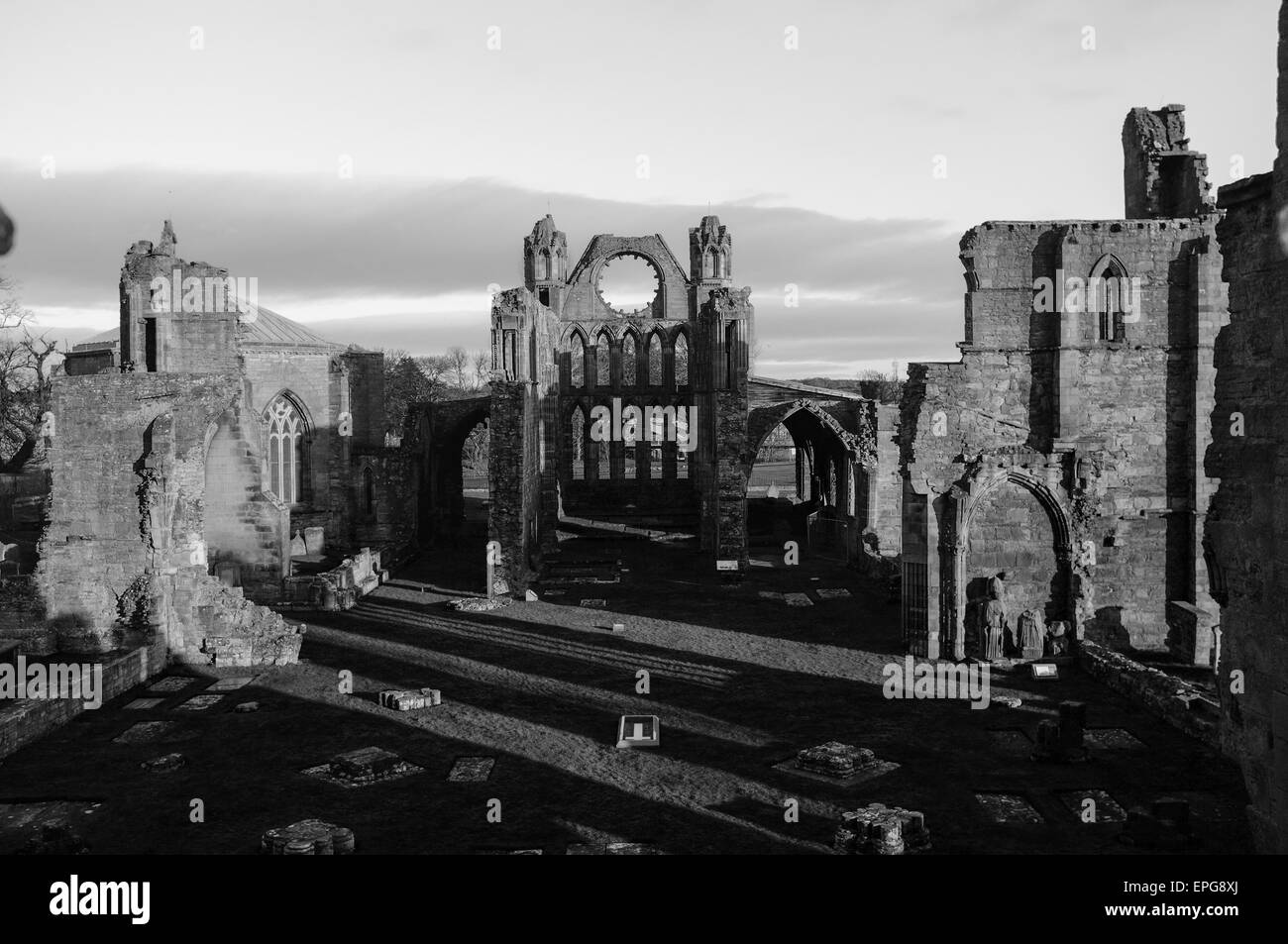 Elgin Cathedral, Scozia, Regno Unito Foto Stock