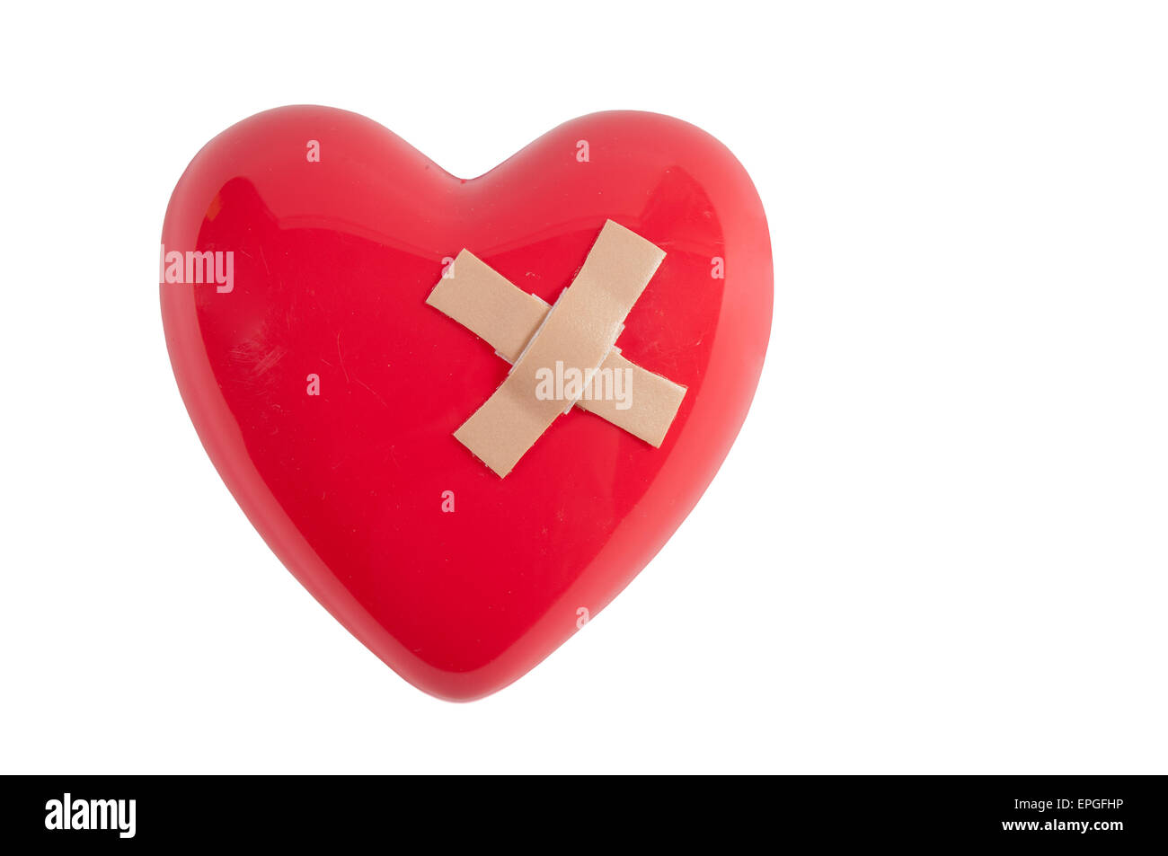 Cuore spezzato Foto Stock