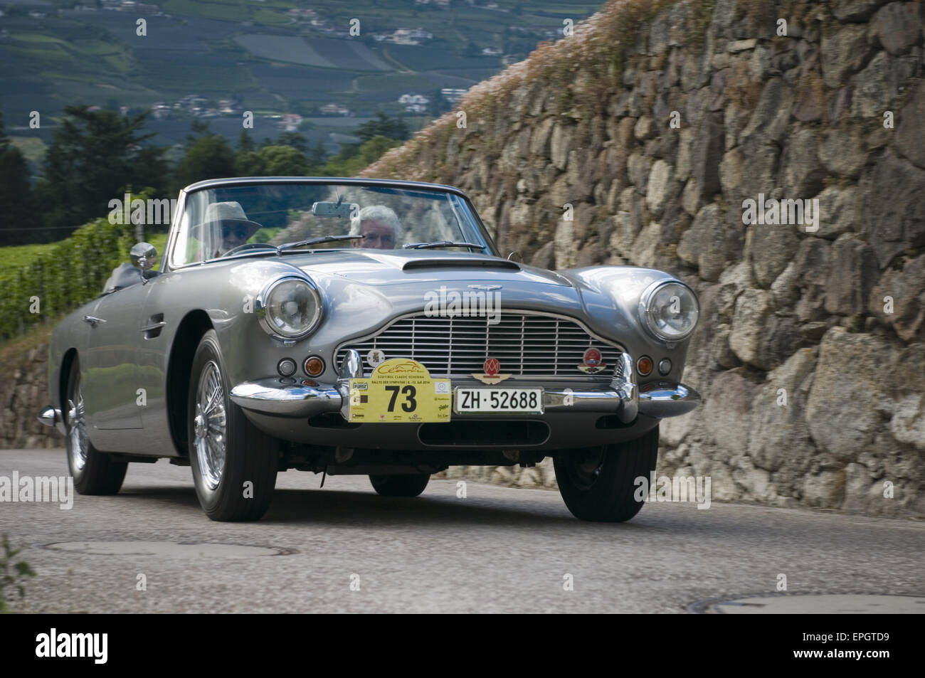 Alto Adige classic cars 2014 Aston Martin DB 4 C Foto Stock