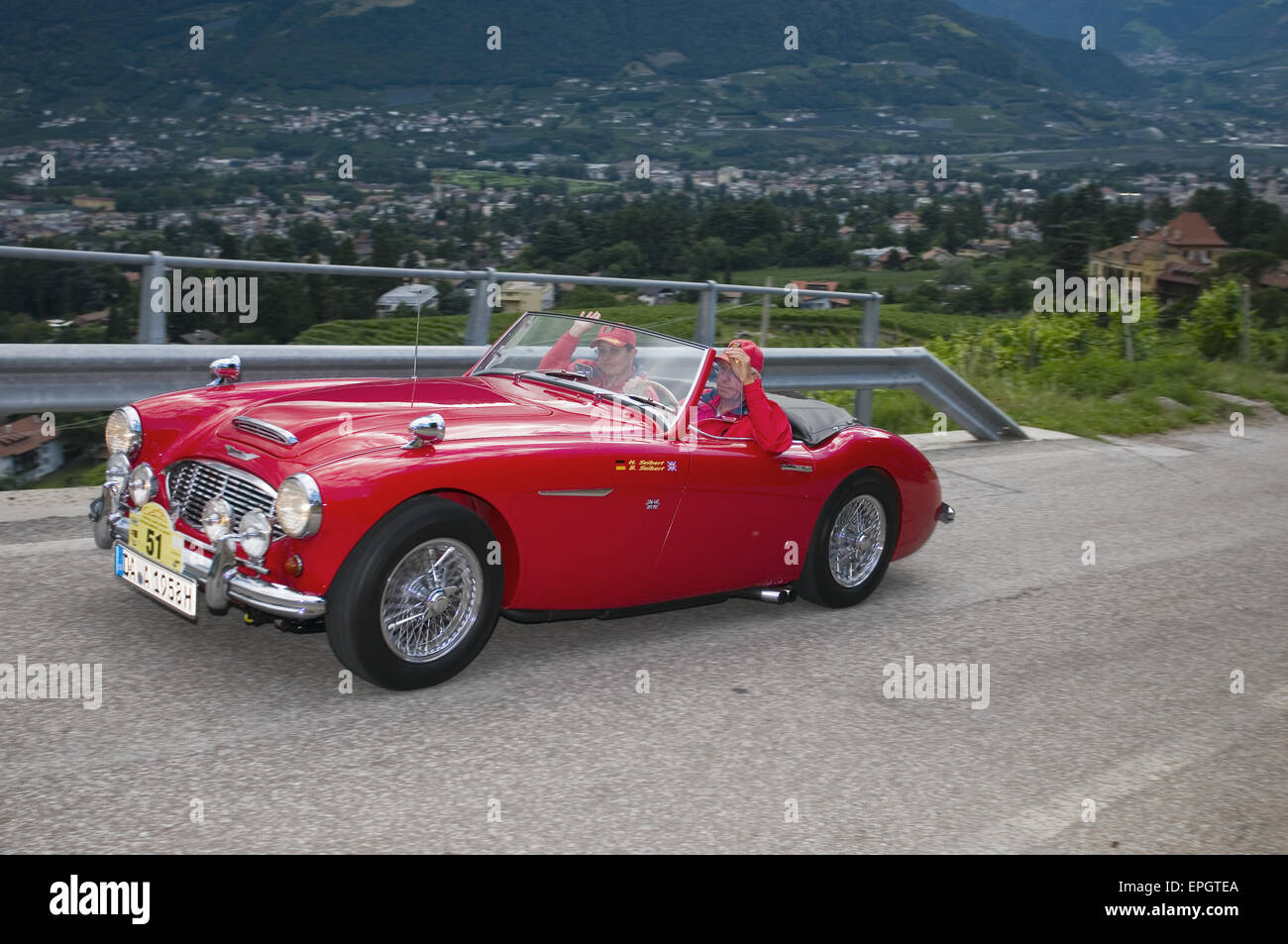 Alto Adige classic cars 2014 Austin Healey 100-6 Foto Stock