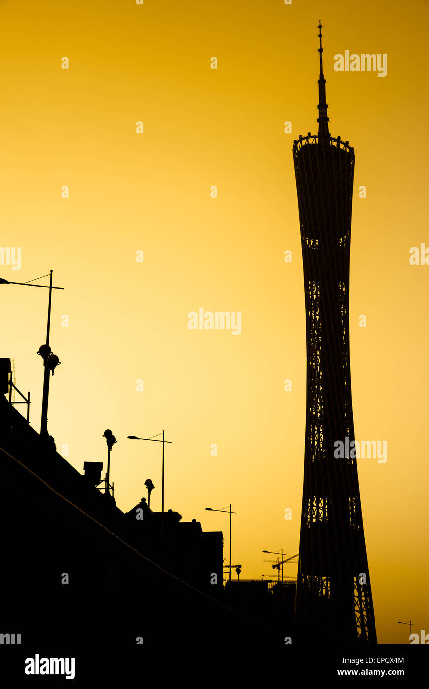 skyline della città Foto Stock