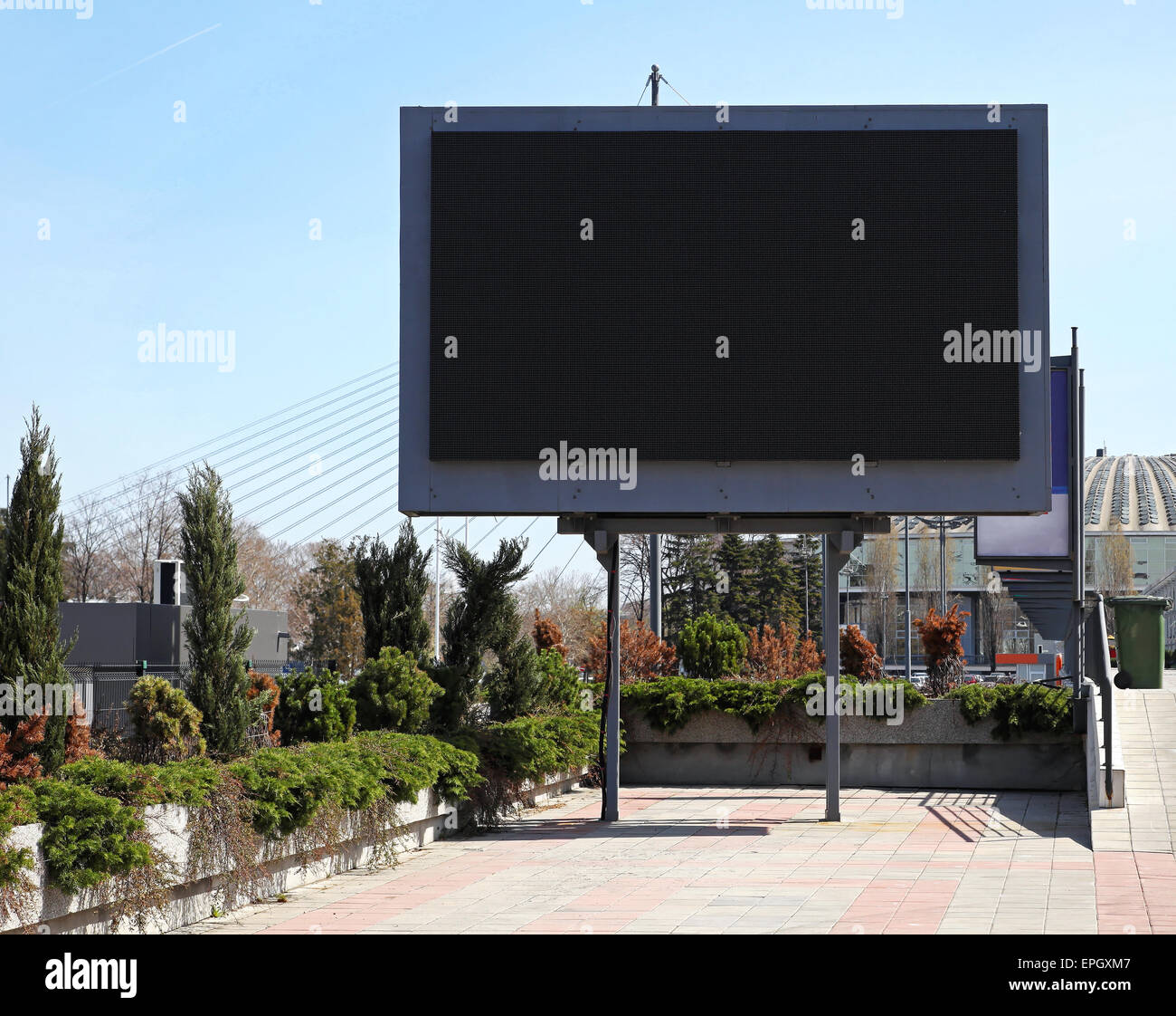 Cartelloni digitali Foto Stock
