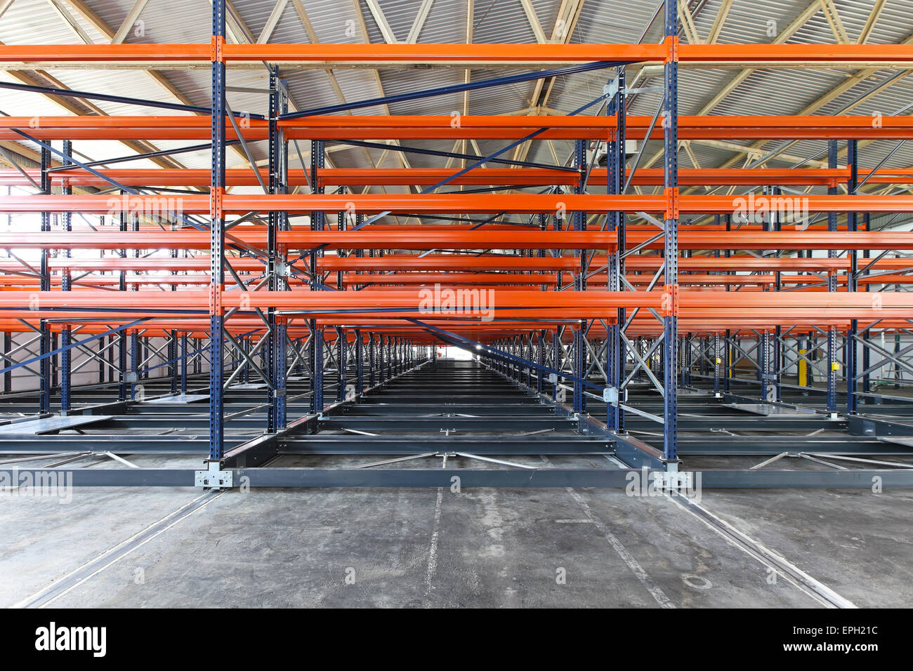 Sistema di scaffalature Foto Stock