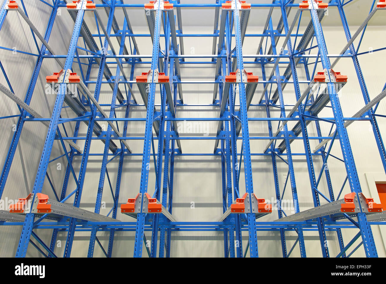 Sistema di scaffalature Foto Stock