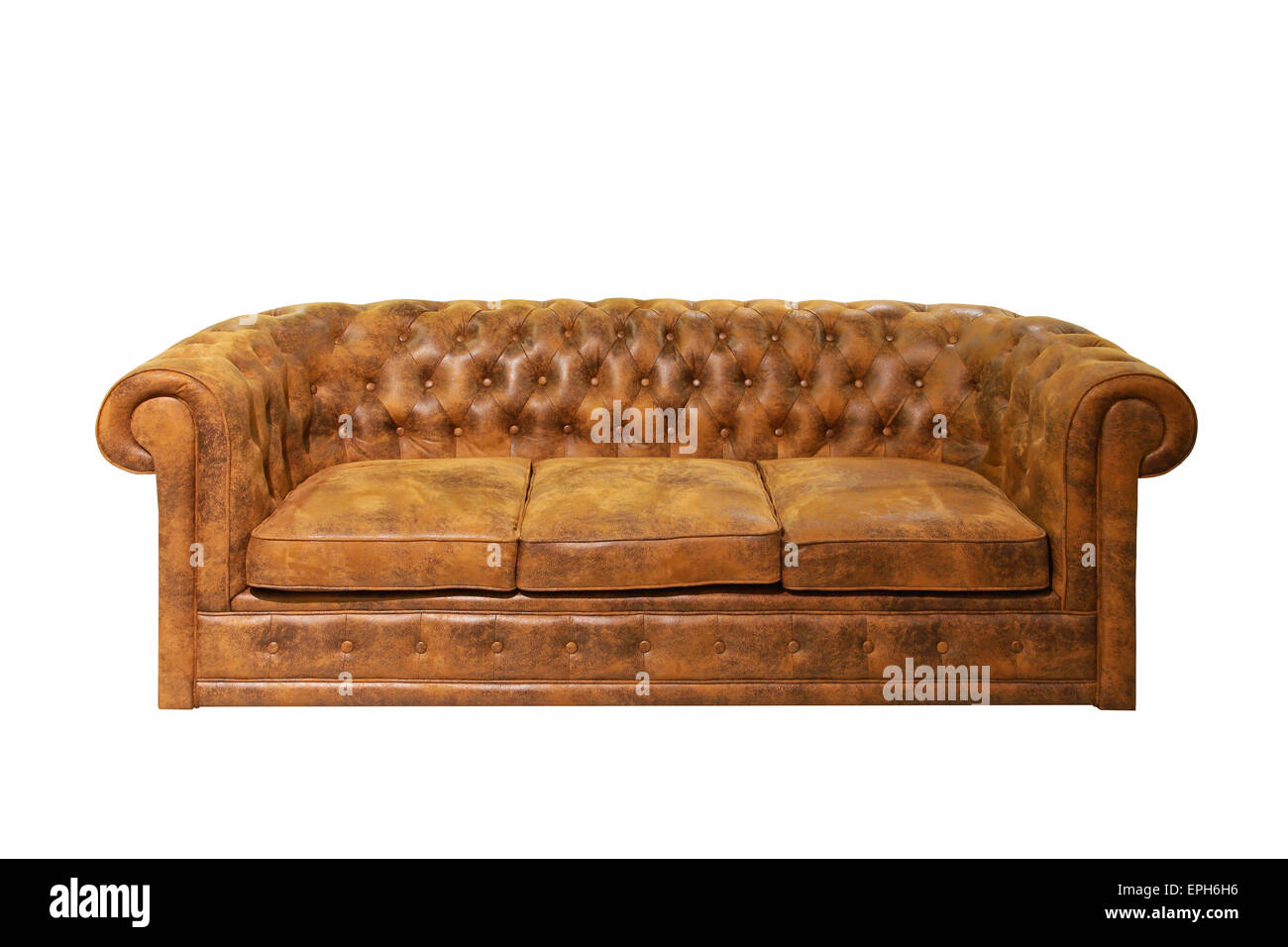 Divano Chesterfield Foto Stock