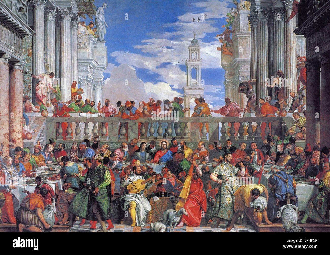 Paolo Veronese Le nozze di Cana Foto Stock
