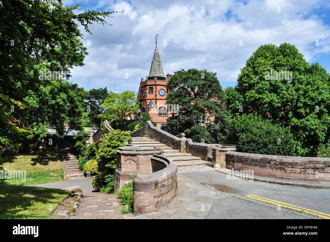 Il Liceo edificio a Port Sunlight Village Wirral, England, Regno Unito Foto Stock