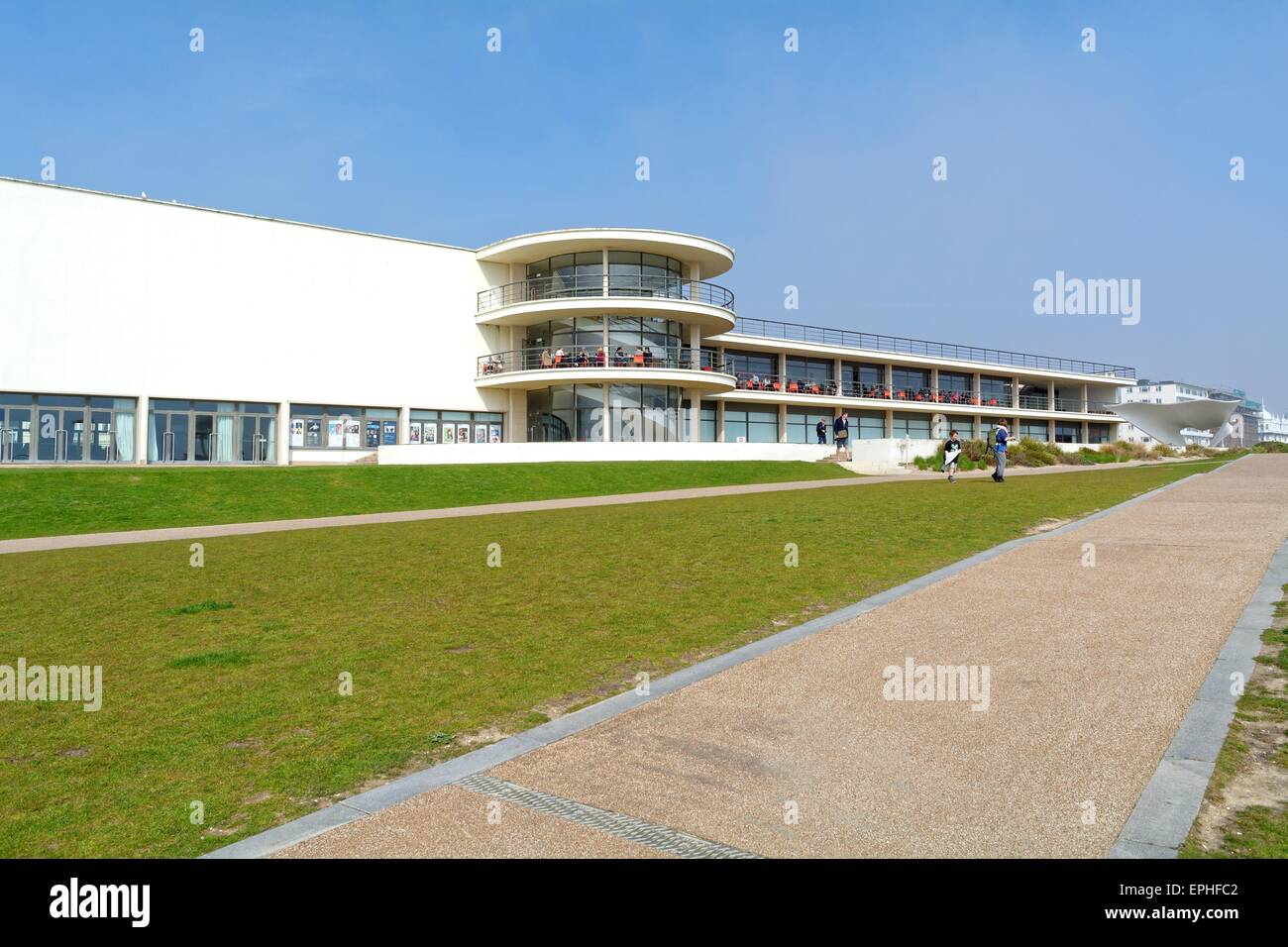 De La Warr Pavilion a Bexhill on Sea SUSSEX REGNO UNITO Foto Stock