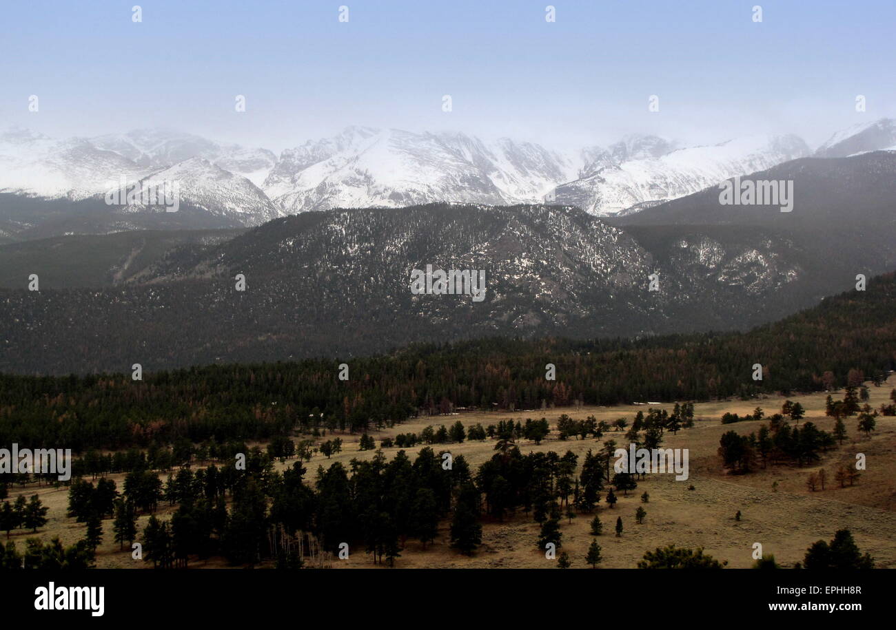 Rocky Mountain State Park Colorado USA Foto Stock