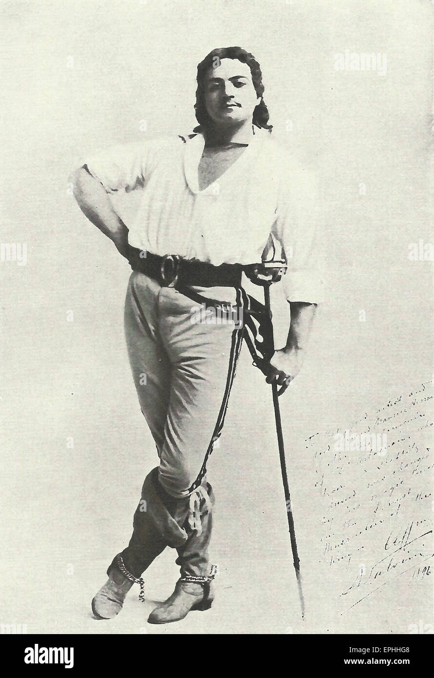 Alexander Salvini - Attore, circa 1916 Foto Stock