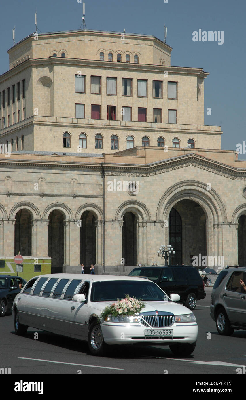 Yerevan, Armenia: Piazza della Repubblica Foto Stock