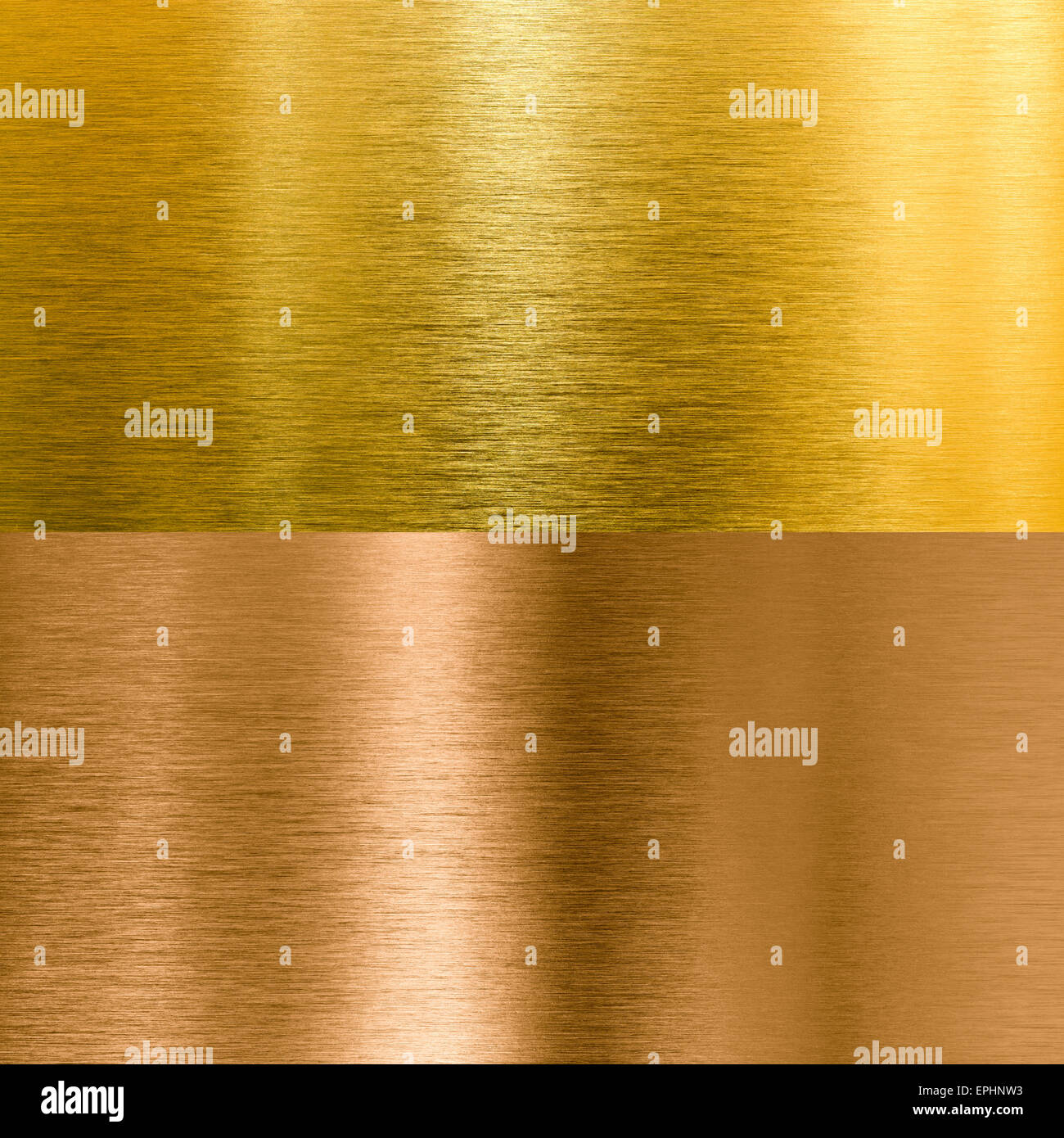 Oro e bronzo metallico sfondi texture Foto Stock