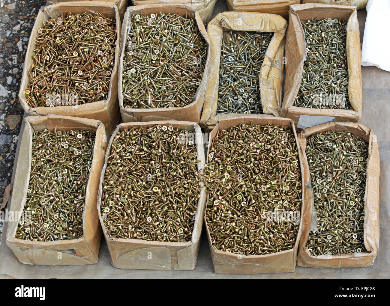 Viti per legno Foto Stock