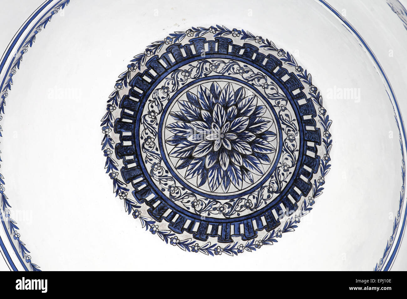 Soffitto della Moschea Foto Stock