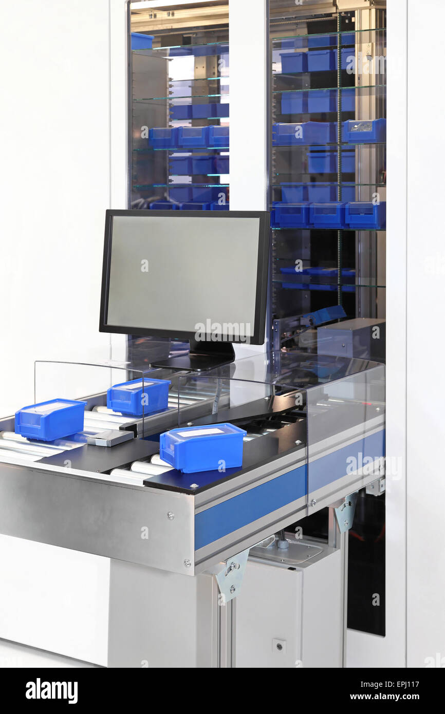 Movimentazione del materiale workstation Foto Stock