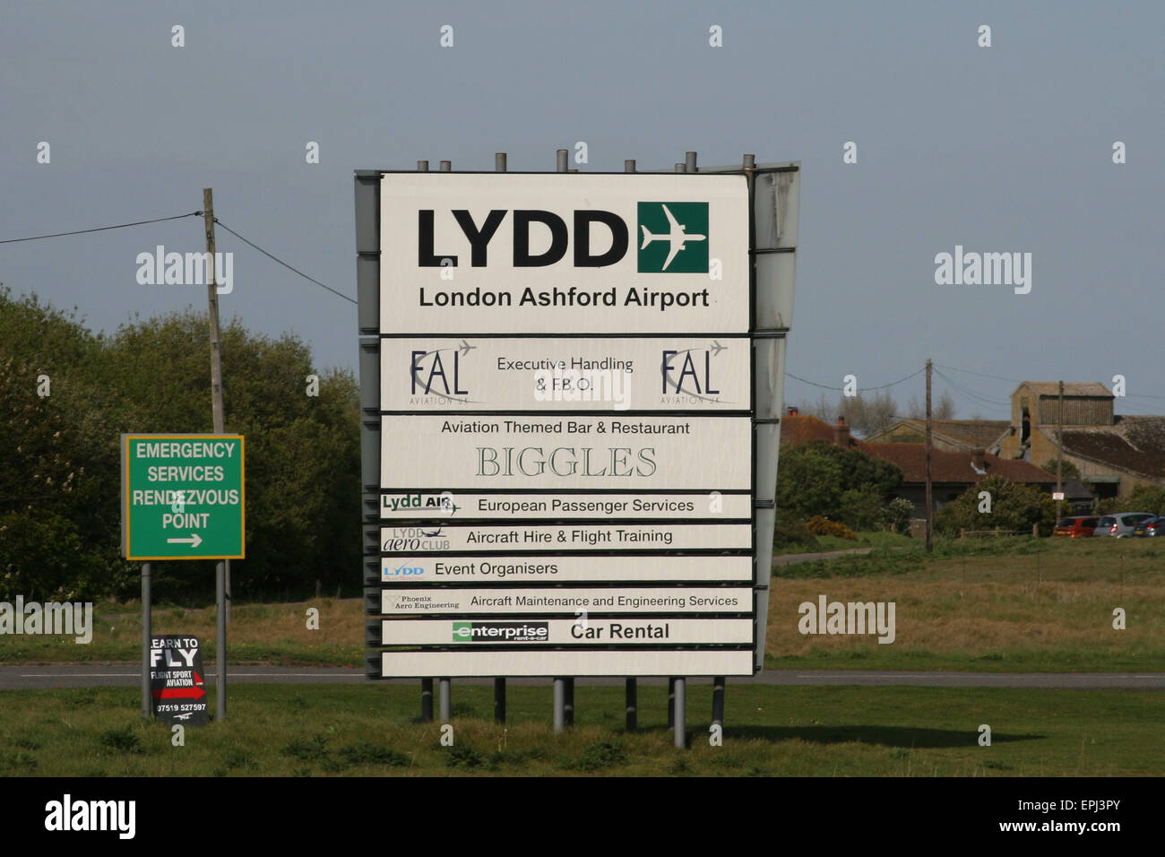 LYDD AEROPORTO DI LONDRA ASHFORD KENT Foto Stock