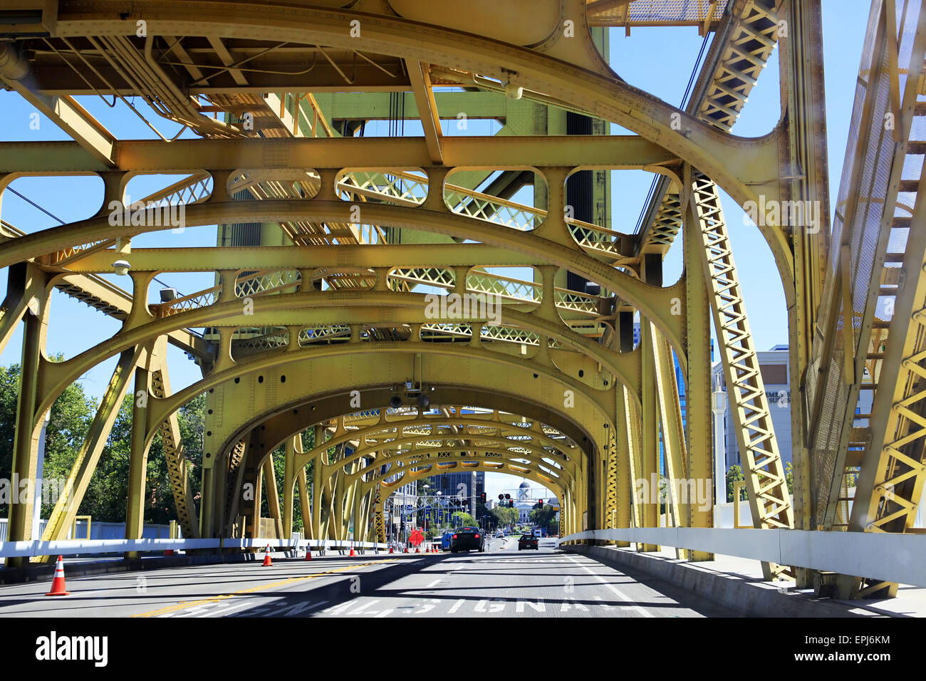 Golden Tower Bridge Foto Stock