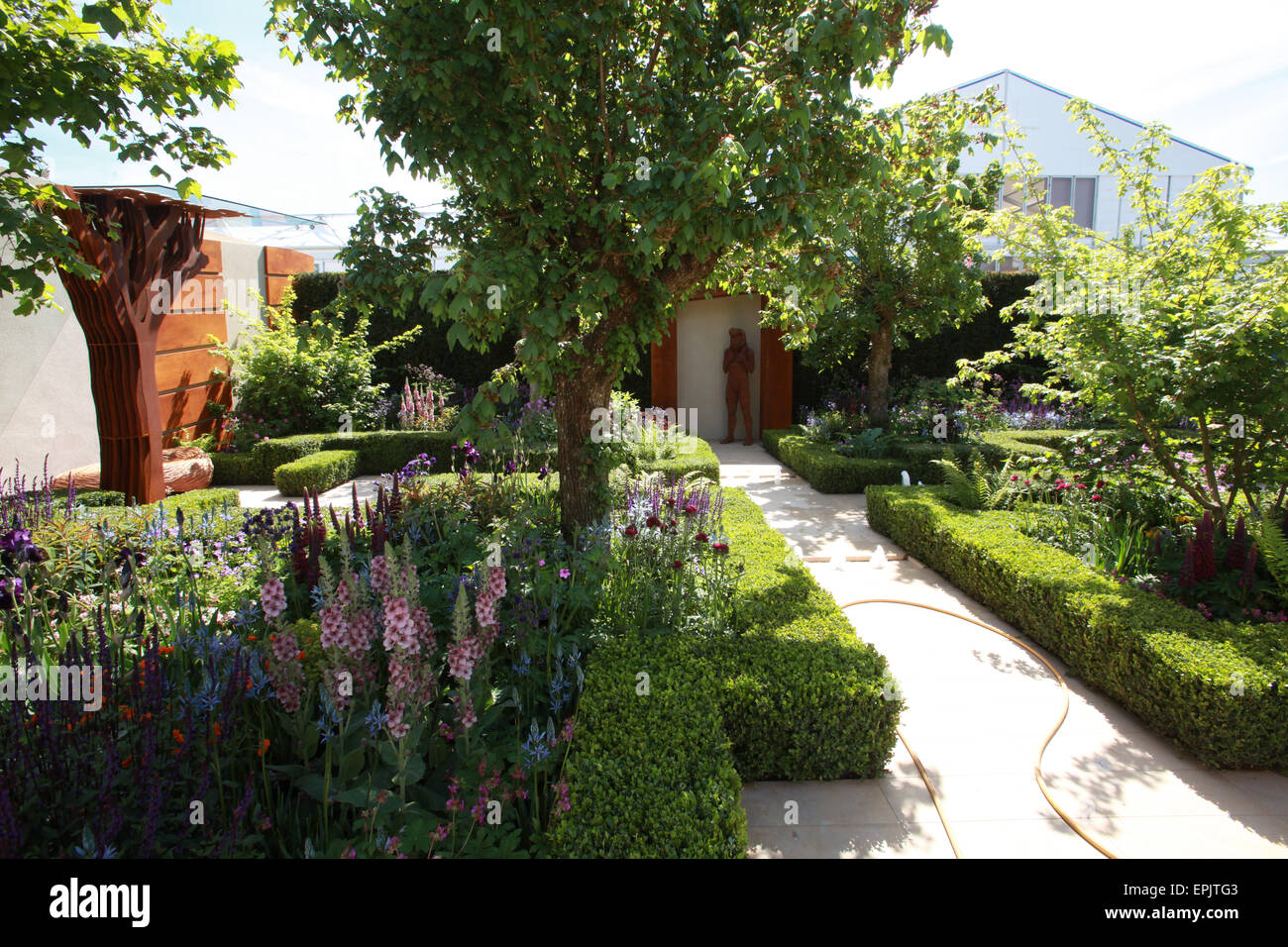Chelsea flower show giardini premiati Foto Stock