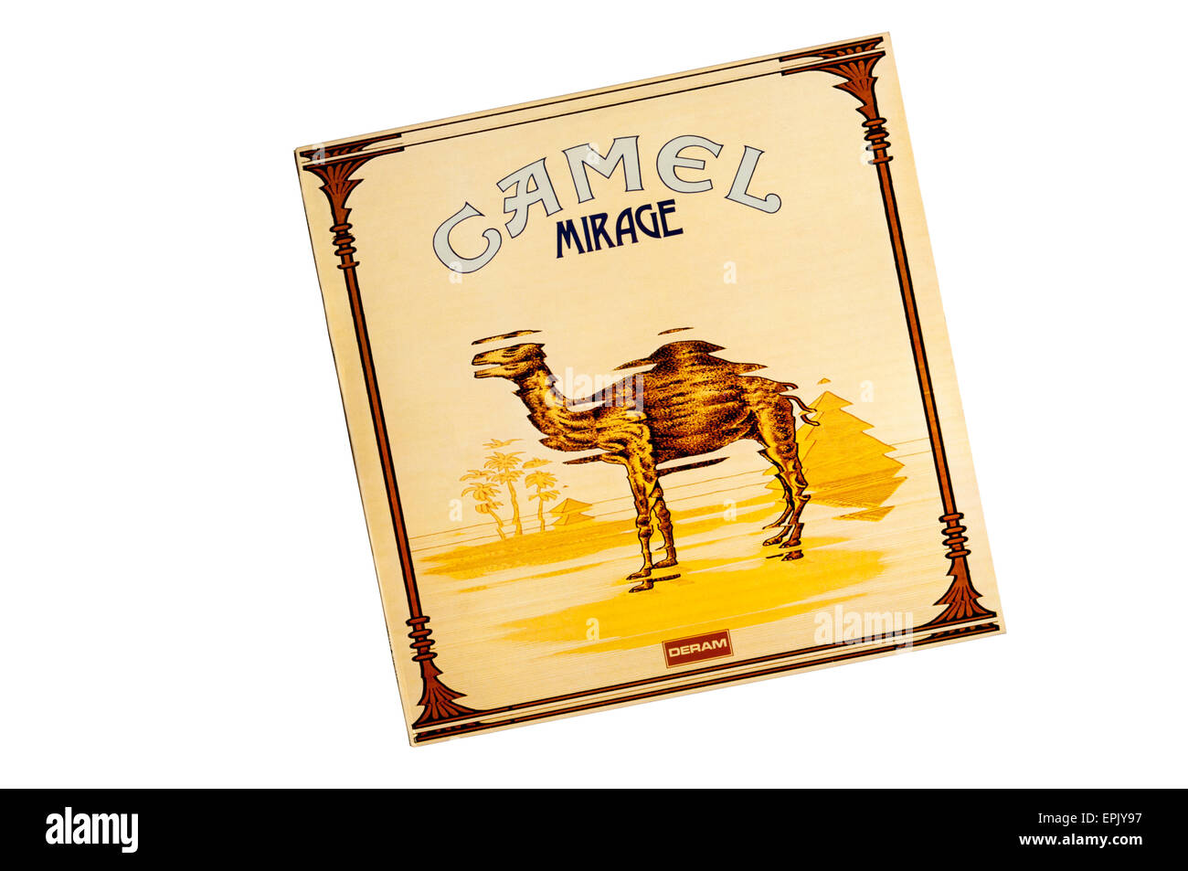 Mirage era il cammello del secondo album, uscito nel 1974. Foto Stock