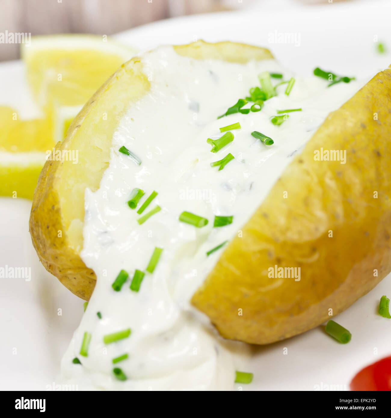 Patate al forno Foto Stock