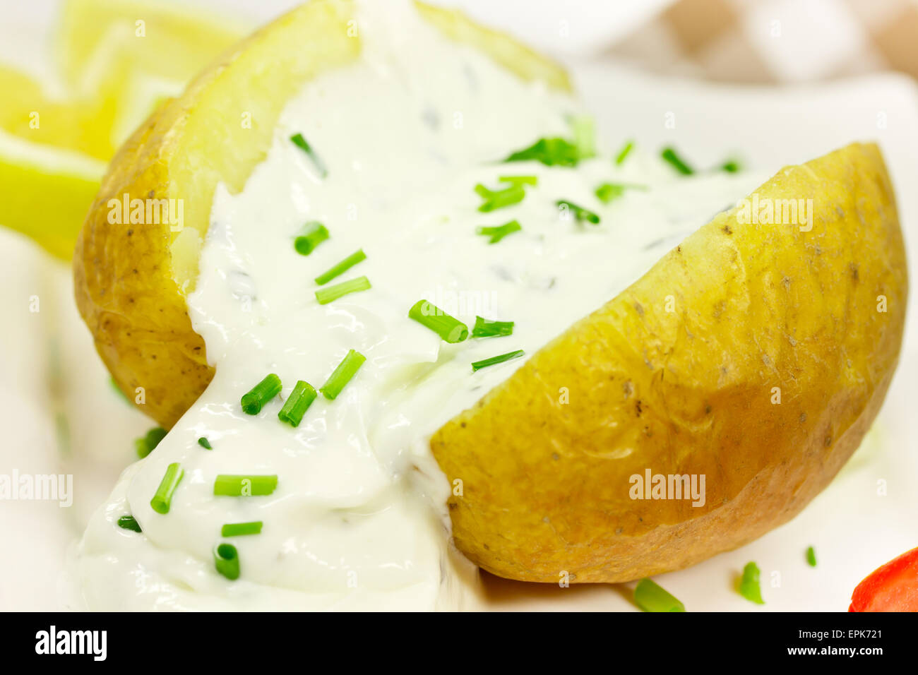 Patate al forno Foto Stock