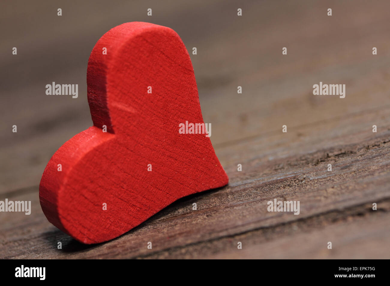 cuore rosso Foto Stock