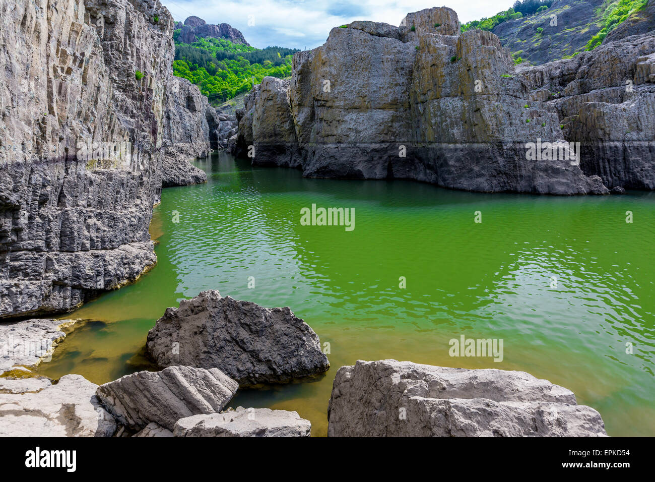 Il devil's canyon in Bulgaria, un luogo magico Foto Stock