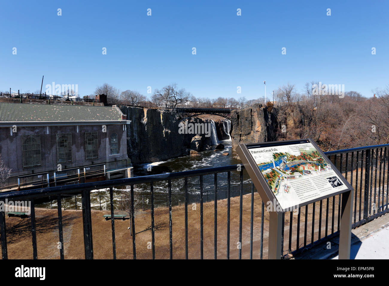 Great Falls Park Paterson New Jersey Foto Stock
