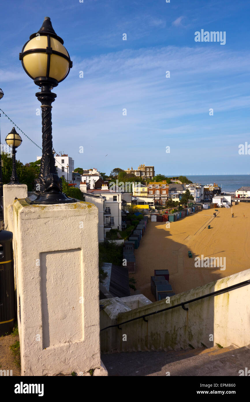 Scale da spiaggia Broadstairs Foto Stock