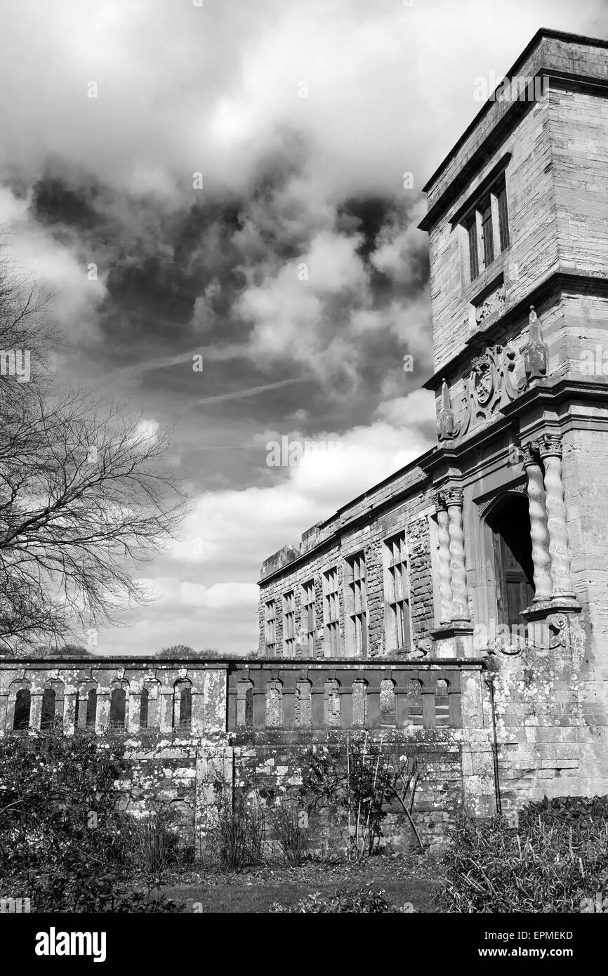 Vista di Rufford abbazia Foto Stock