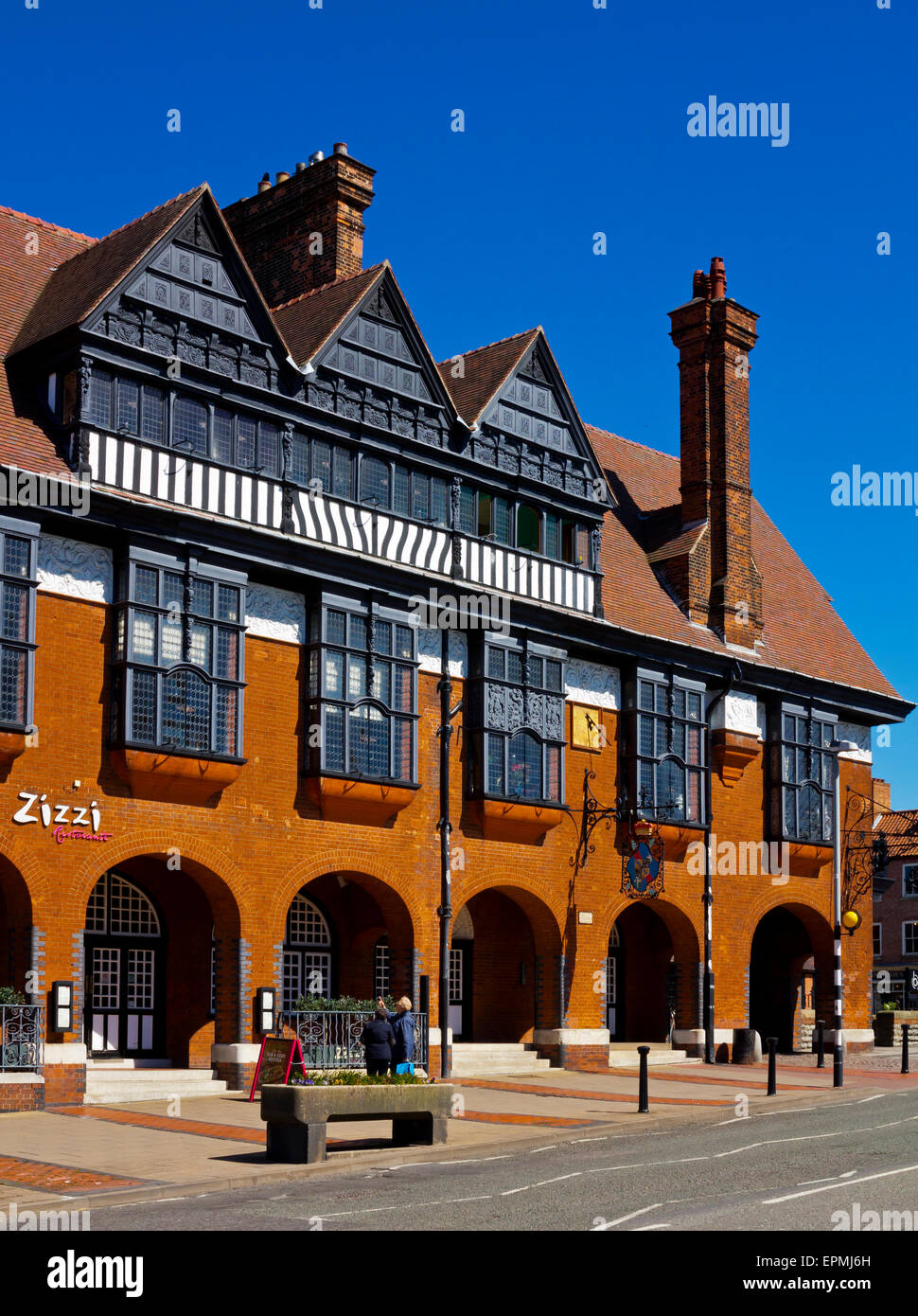 Caffè Ossington Palace in Newark on Trent NOTTINGHAMSHIRE REGNO UNITO Inghilterra costruito 1882 per tentare di agricoltori locali lontano dalle case pubbliche Foto Stock