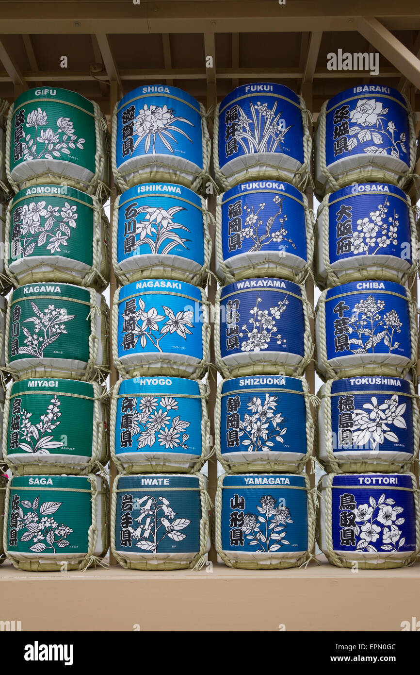 Un Komodaru (amor festosa canna) decorazione all'interno del padiglione Giapponese all'Expo 2015. Foto Stock
