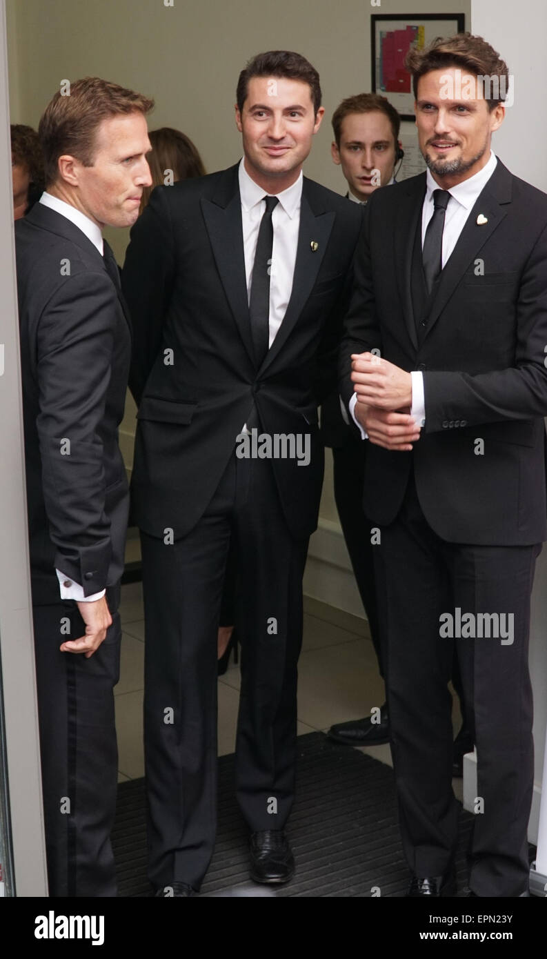 Londra, UK, 19 Maggio 2015 : Musica classica gruppo Blake arriva al 'Sfischio stelle' libro lancio contiene i migliori momenti dei primi 65 anni di varietà helds a London Film Museum di Londra. Credito: Vedere Li/Alamy Live News Foto Stock