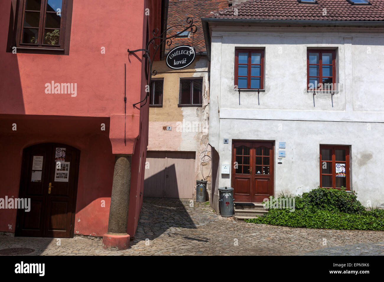 Quartiere ebraico Trebic UNESCO Repubblica Ceca Foto Stock