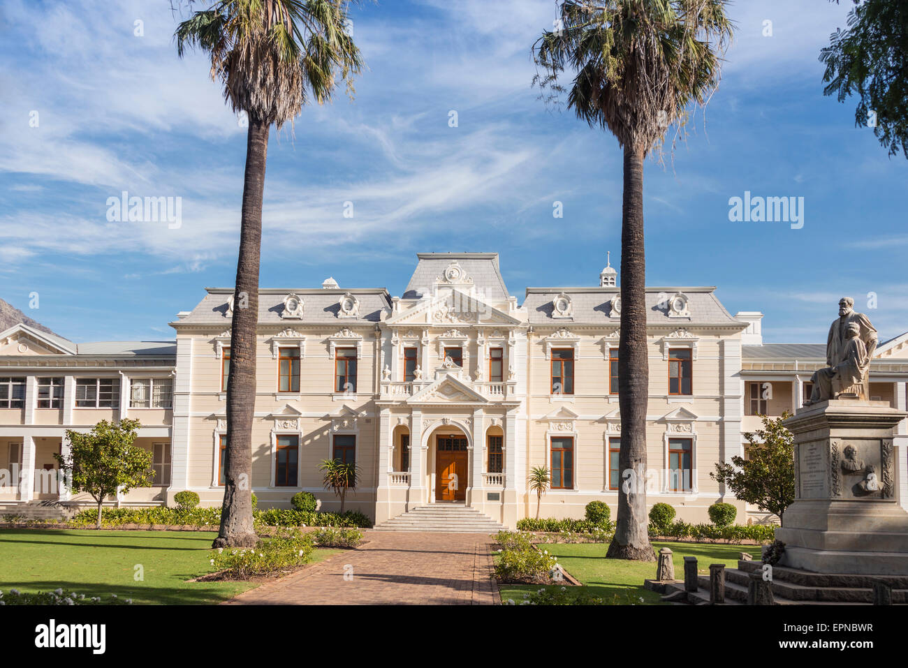 Facoltà di Teologia (Università di Stellenbosch) edificio, Stellenbosch, Provincia del Capo occidentale, Repubblica del Sud Africa Foto Stock