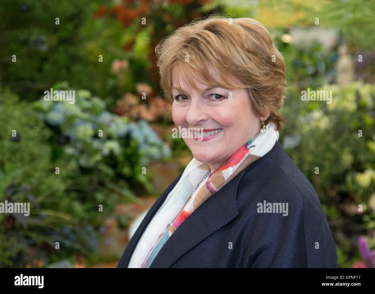 Brenda Blethyn della RHS Chelsea Flower Show 2015 Foto Stock