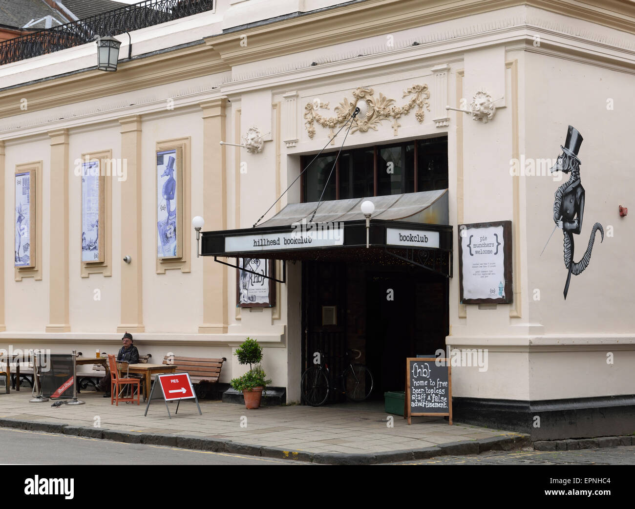 HillHead Bookclub, 17 Vinicombe Street, Hillhead Glasgow West End Scozia UK Foto Stock